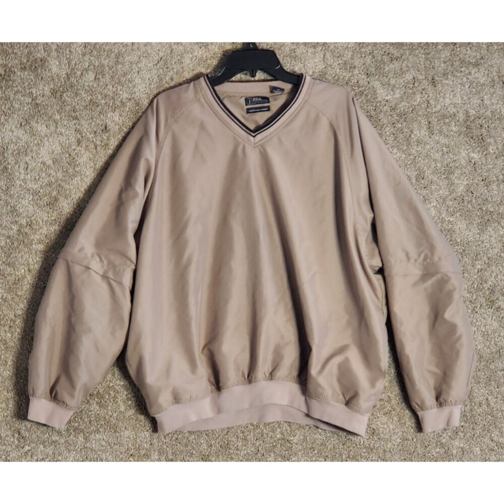 PGA Tour Men's Wind & Water Resistant Pullover w/ Removable Sleeves Size XL